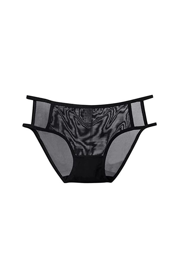 String Femme Culotte - Sexy sous-VêTements Culotte Culotte Intime Sex Culotte De Pur Coton pour Femmes Pantalon Transparent C