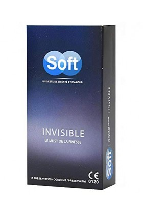 Soft - Préservatifs Invisible - Boite 10 préservatifs