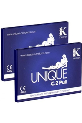 Kamyra Unique Pull : 6 Préservatifs sans latex en étui discret