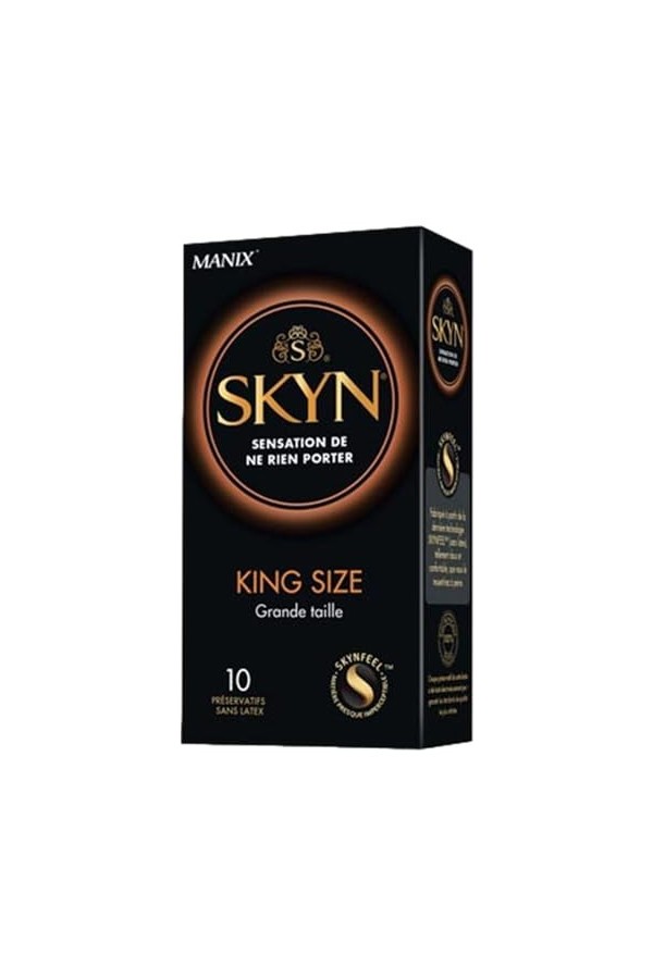 Manix Préservatifs King size grande taille - Skyn - La boîte de 10