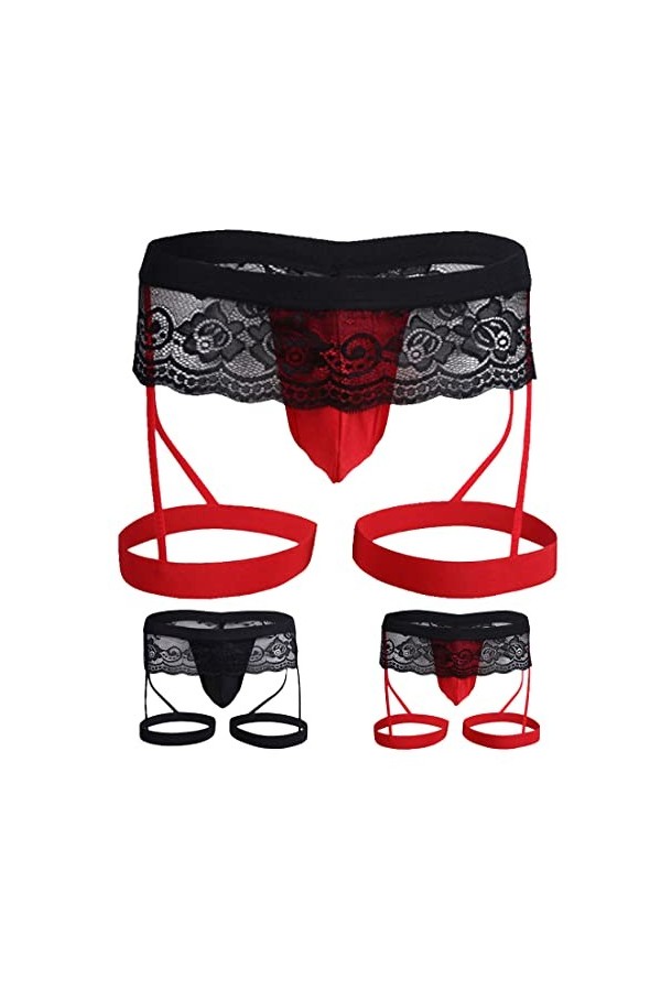 VemeFufu Homme Jockstrap String Lingerie Boxer Culotte