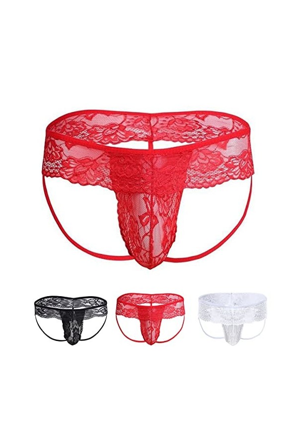 VemeFufu Homme Jockstrap String Lingerie Boxer Culotte