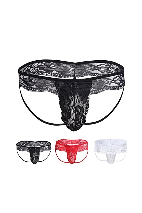 VemeFufu Homme Jockstrap String Lingerie Boxer Culotte