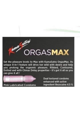 Kama Sutra Orgasmax 12S Préservatifs 4 en 1