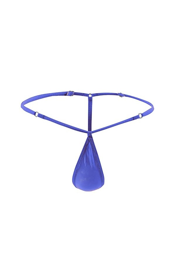 hehiy sous-vêtements Sexy Hommes Étendue Jockstrap G-String Micro Thong Slip sous-vêtements String Sexy Underpants Erotique C