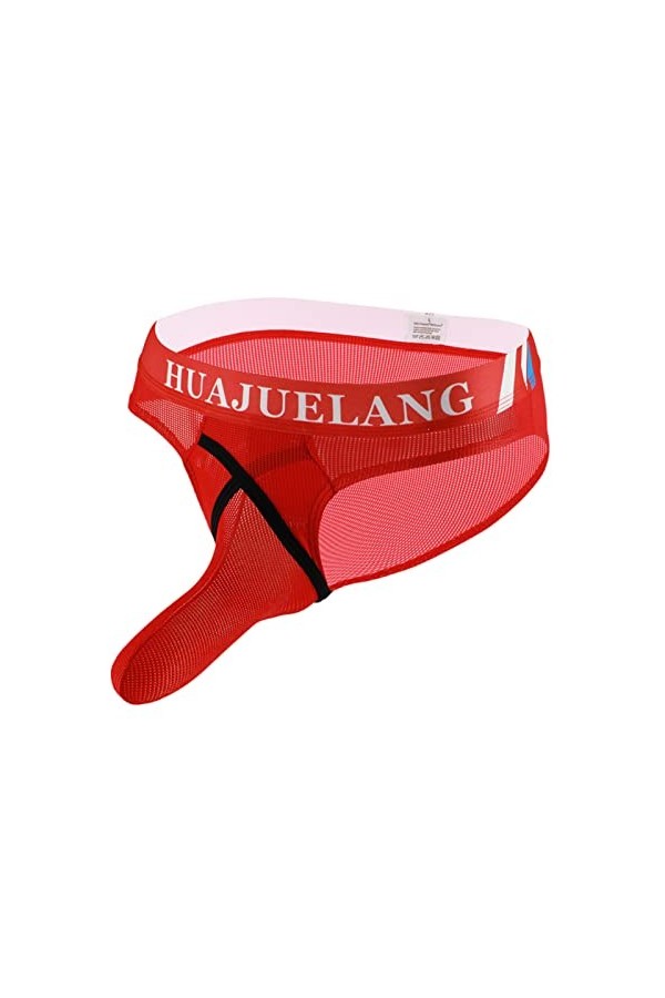 hehiy sous-vêtements Érotiques pour Hommes Culottes Boxer Slips Malles Culotte Érotique Basse pour Homme en Soie String Boxer