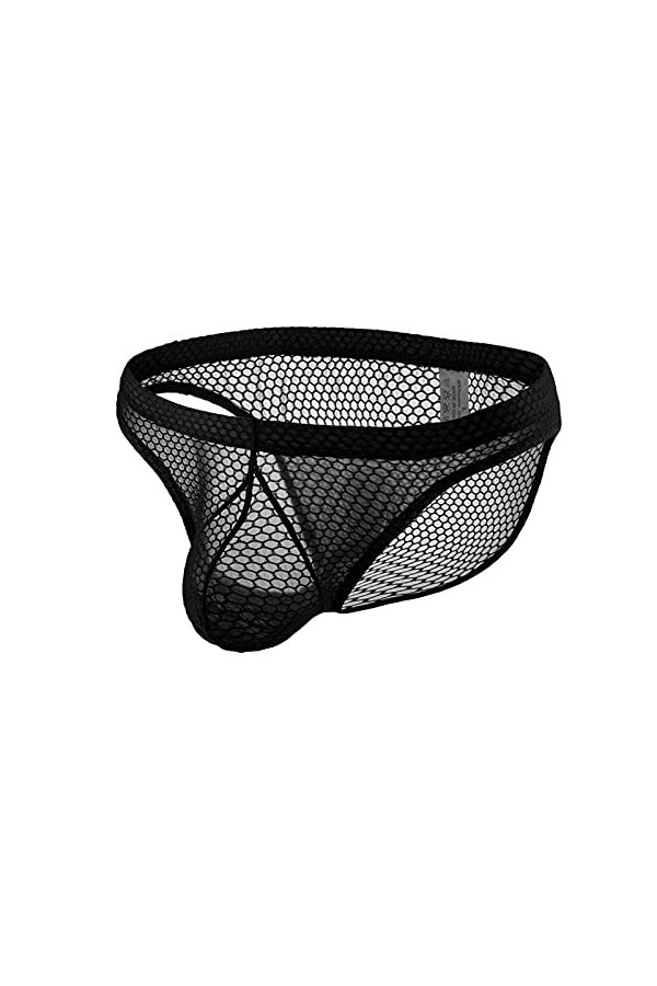 hehiy sous-vêtements Érotiques pour Hommes Culottes Boxer Slips Malles Culotte Érotique Basse pour Homme en Soie String Boxer