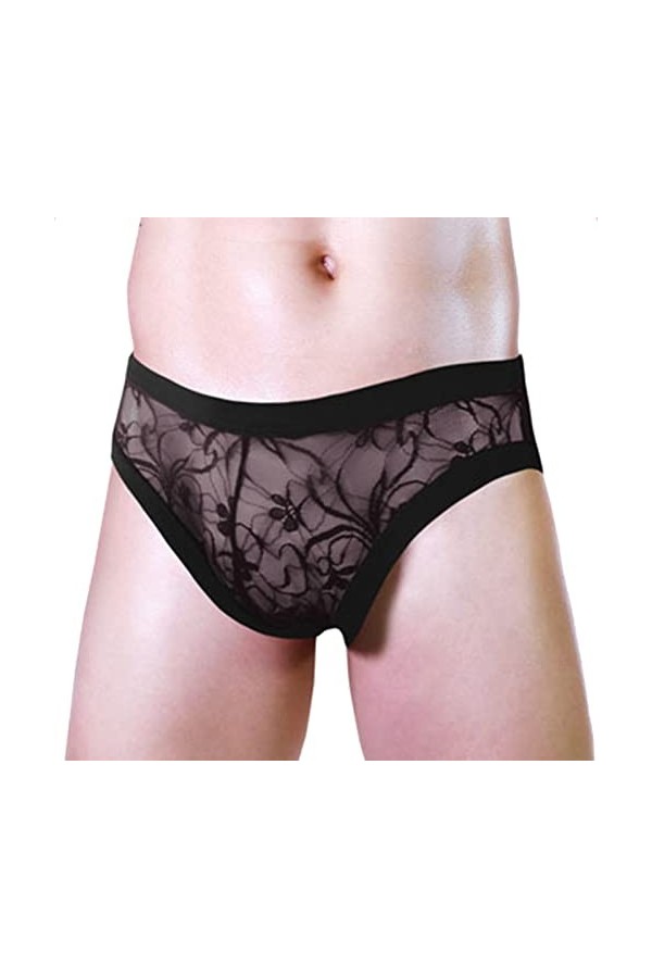hehiy sous-vêtements Sexy Hommes Étendue Jockstrap G-String Micro Thong Slip sous-vêtements String Sexy Underpants Erotique C