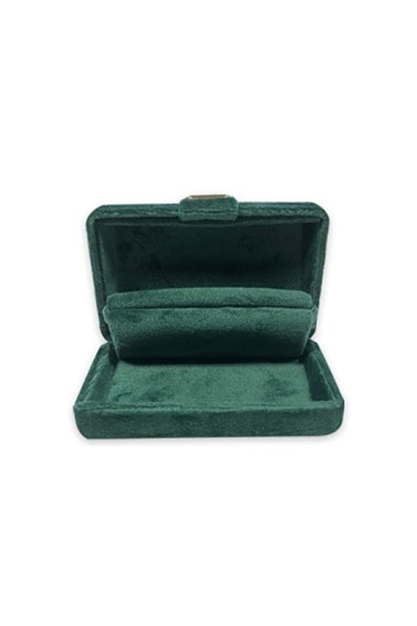 AUklOPVZZ Velours carré boîte à bijoux bague de mariage étui boucle doreille collier cadeau emballage titulaire célébration 