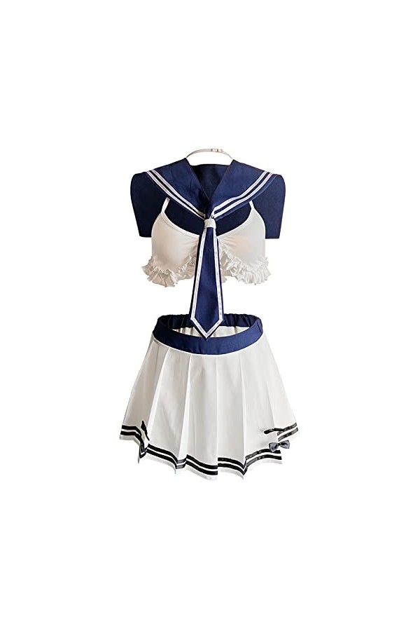 Zyimsva JK Ensemble uniforme détudiant mignon Cosplay Anime Jupe plissée Style académie japonais