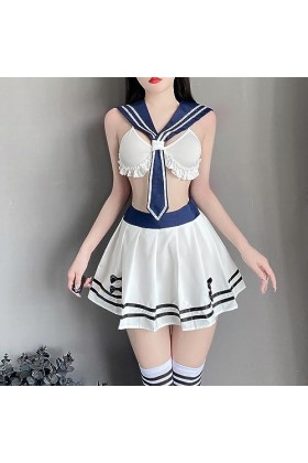 Zyimsva JK Ensemble uniforme détudiant mignon Cosplay Anime Jupe plissée Style académie japonais
