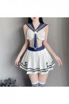 Zyimsva JK Ensemble uniforme détudiant mignon Cosplay Anime Jupe plissée Style académie japonais