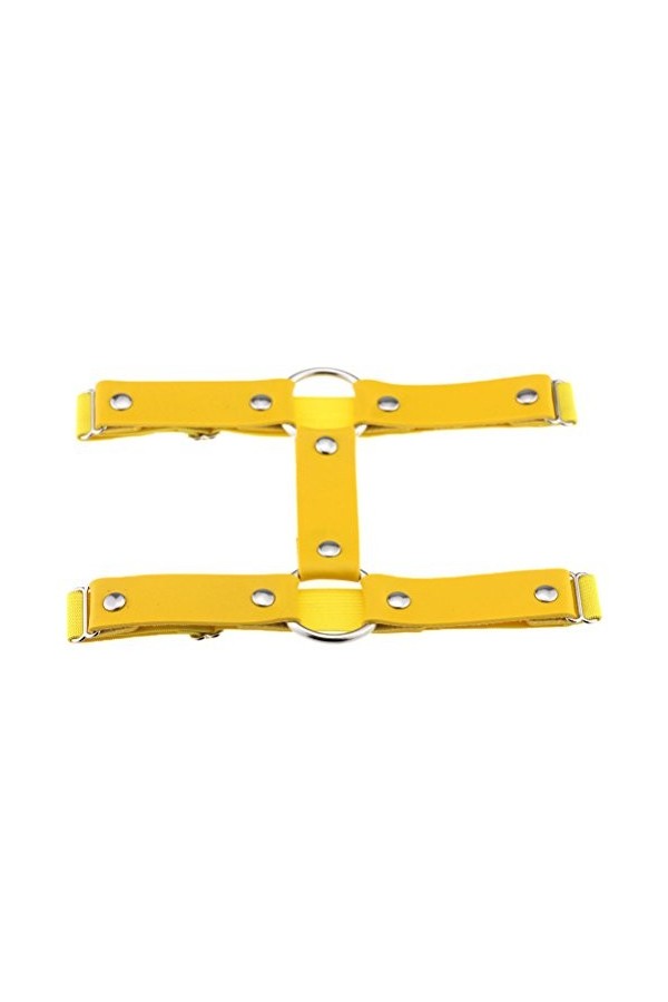 Xiang Ru 1pc Gothique Punk Ceinture Jambe Harnais Jarretière de Cuisse Réglable Café