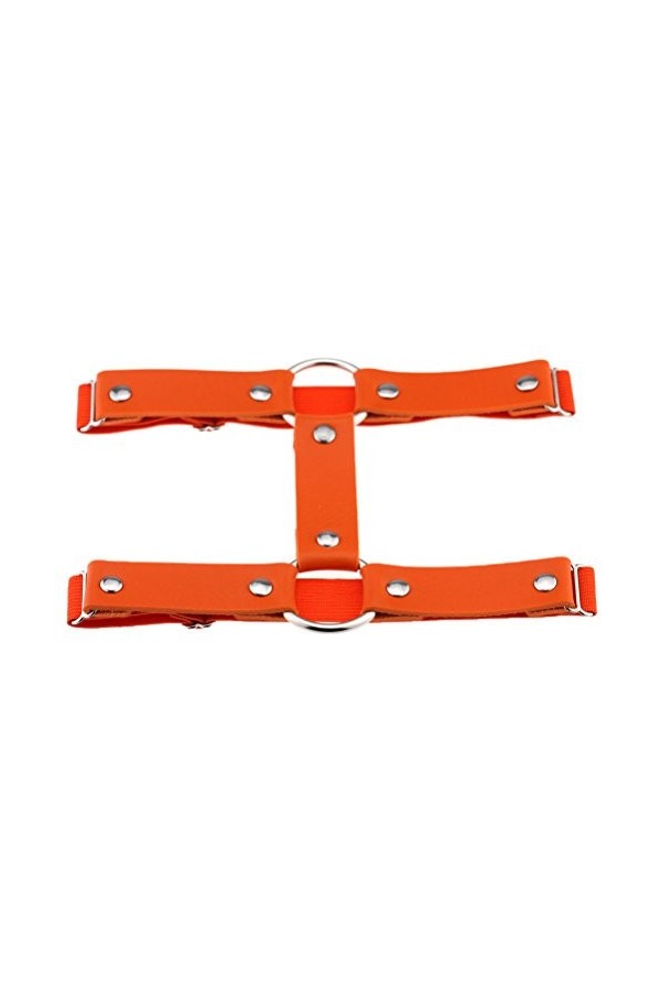 Xiang Ru 1pc Gothique Punk Ceinture Jambe Harnais Jarretière de Cuisse Réglable Café