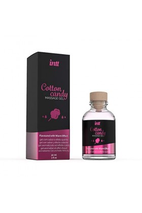 INTT Gel de Massage Chauffant Cotton Candy
