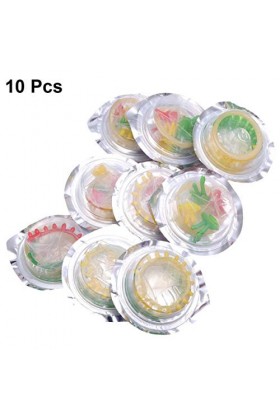 VALICLUD 10Pcs Préservatifs Préservatifs Lubrifiés Ultra Minces Bien Ajustés Préservatifs en Latex Naturel Pointillés Cloutés