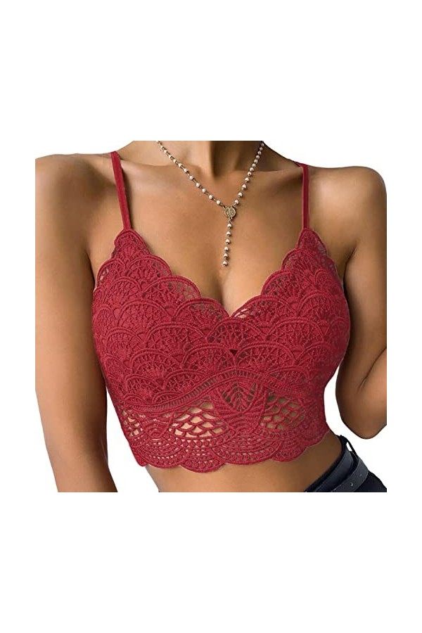 Soutiengorge classique BHS en dentelle sans armatures Soutiengorge rembourré pushup Bustier Soutiengorge de sport confortable