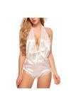 Povanjer Body lingerie sexy pour femme,Lingerie sexy réglable en V profond | Tenue sexy pour femme, lingerie en dentelle pour