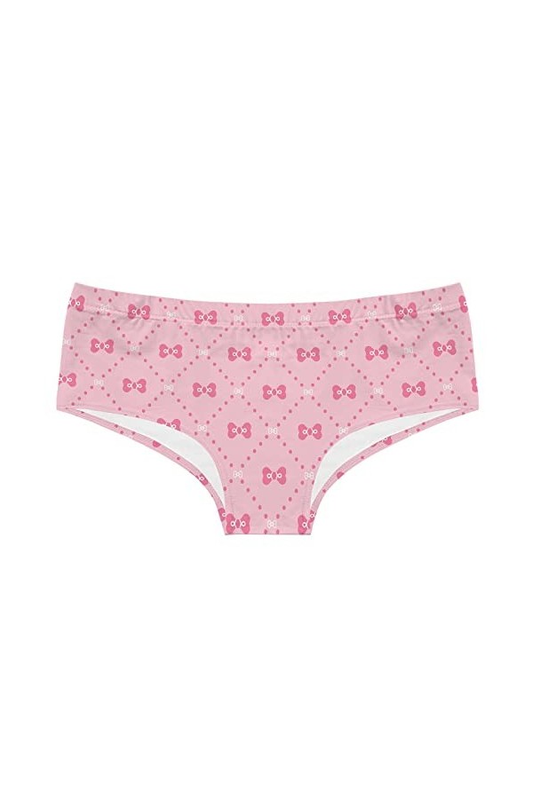 ZHIYU Femme Saint Valentin Imprimé Shorts Drôle Boxers Sous-vêtements Boyshort Culotte Femme Slip Pyjama Sous-Vêtements Homme