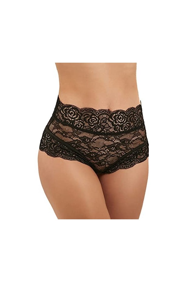 ohyeahlady Culotte Ouverte Entrejambe Strings et Tangas Femmes Sexy Chic Lingerie Femme Dentelle Culotte Dentelle Grande Tail