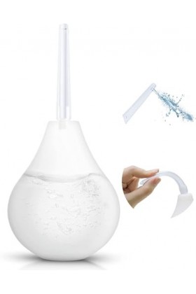 Poire a Lavement Intime Anale, Poire de Lavement Intime Femme Homme 224ML, Poire Lavement Rectale En Silicone Médicale, Douch