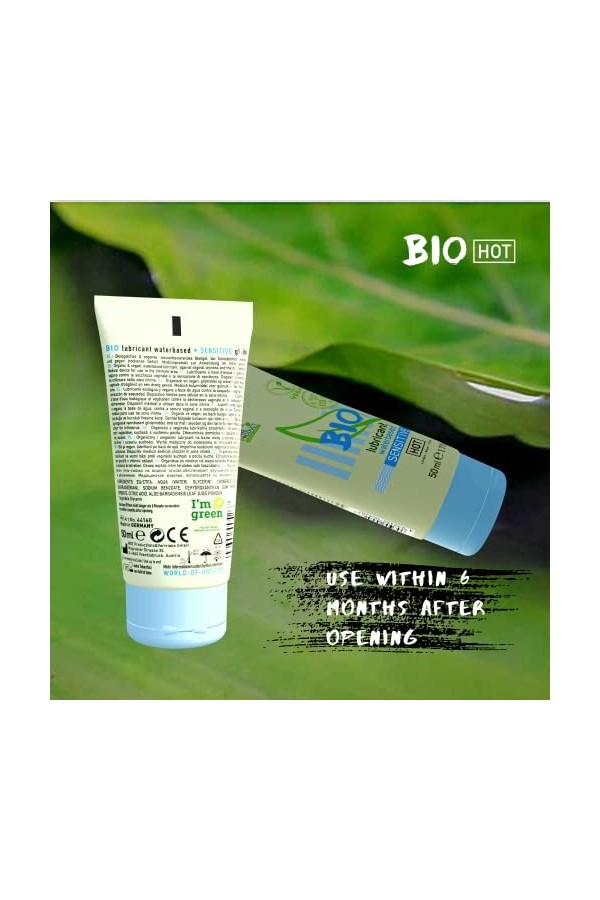 HOT Bio Lubrifiant à Base dEau Sensible 50 ml