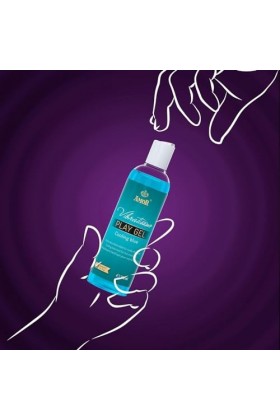 Vibratissimo Play Gel Cooling blue 250 ml I Lubrifiant refroidissant I Lubrifiant à base deau I Lubricant Gel pour jouets en