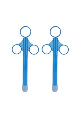2 pièces Lube Tube Seringues,Lubrifiant Applicateur,Réutilisable Lubrifiant Seringue,avec anneau de traction et prise pour le