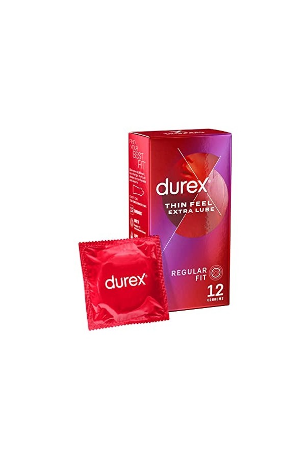 Durex Lot de 12 préservatifs Elite
