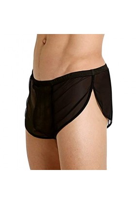 hehiy Homme sous-vêtement Sexy Erotique Boxer Bombée Slips Érotiques Transparents Slips Taille Basse Slips sous-vêtements Sex