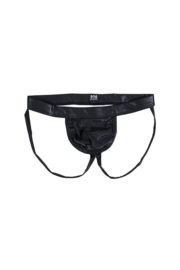 sous-vêtements pour Hommes Jockstrap Gay Panties Lingerie Sexy Hot Sexy Thongs pour Hommes-Noir, L