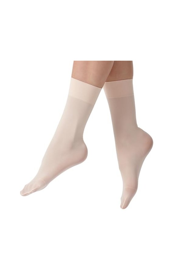 Silky 2 Pairs Essentials Ballet Socks Theatrical Pink 4-7 Shoe Size