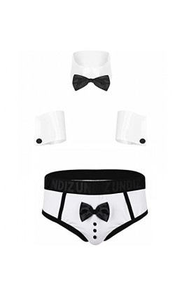Alvivi Sexy-Homme Sissy-String De Sailor Boxer Sexy Cosplay Marine Uniforme Costume Tenues Lingerie Érotique Vêtement De Nuit