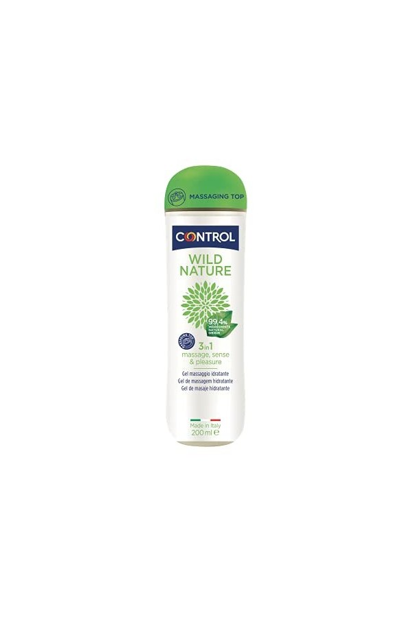 Control Gel de Massage Hydratant Nature Sauvage 200 ml