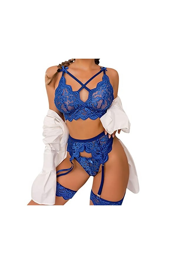 Body Sexy Femme éRotique Collant Ouvert Femme Entrejambe Sexy Nuisette Dentelle Lingerie Femme Erothique Ensemble Body Babydo