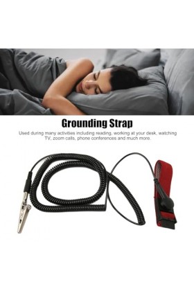 Bracelet Antistatique, Bracelet Arrondi Pour éliminer le Stress De Lélectricité Statique, Favoriser le Sommeil, Bracelet De 