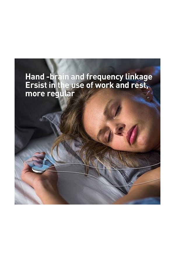 Aide Au Sommeil Portable, 3 Vitesses De Force Réduisent la Pression, Dispositif De Sommeil Rapide à Microcourant, Instrument 