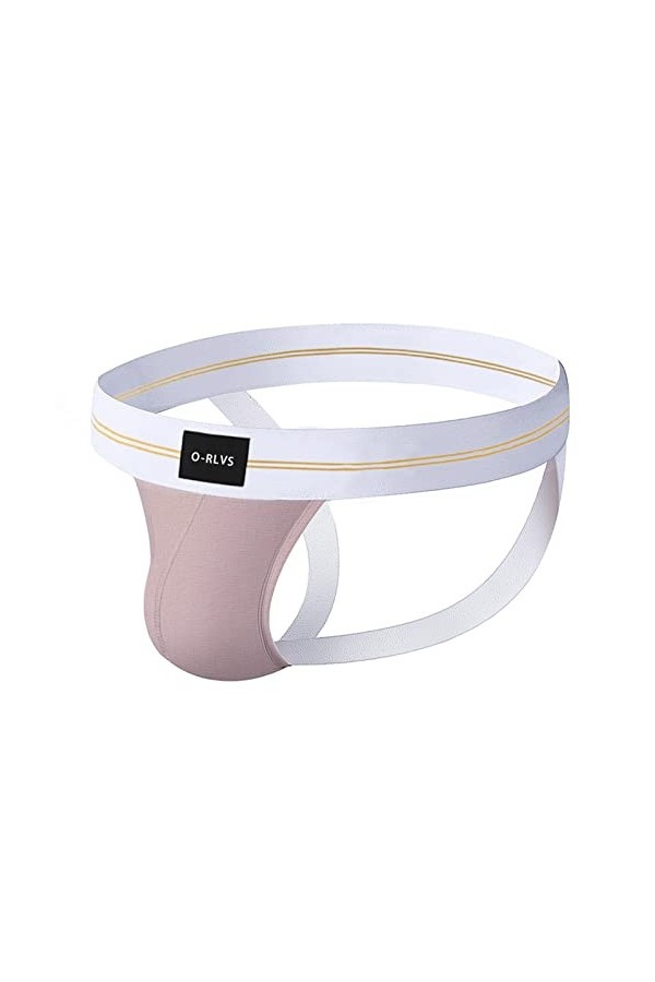 ZHIYU Culotte en Coton Taille Basse Sexy Dos Vide String Cadeau de Saint Valentin Sexy T Pantalon Body Homme Sous-vêtements, 