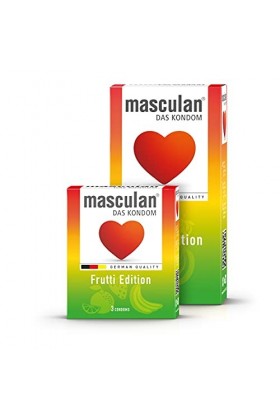 Masculan - 4107050000 - 10 preservatifs Masculan au gout de fruits