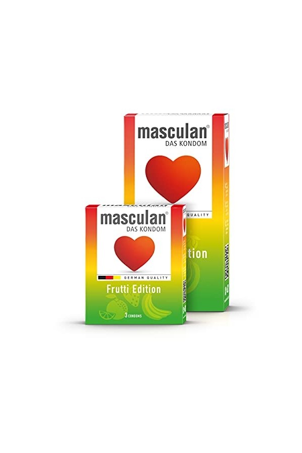 Masculan - 4107050000 - 10 preservatifs Masculan au gout de fruits