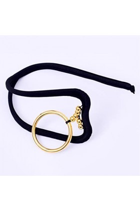 Baoblaze C-String Homme Sexy - Anneau Or Noir, Taille Unique