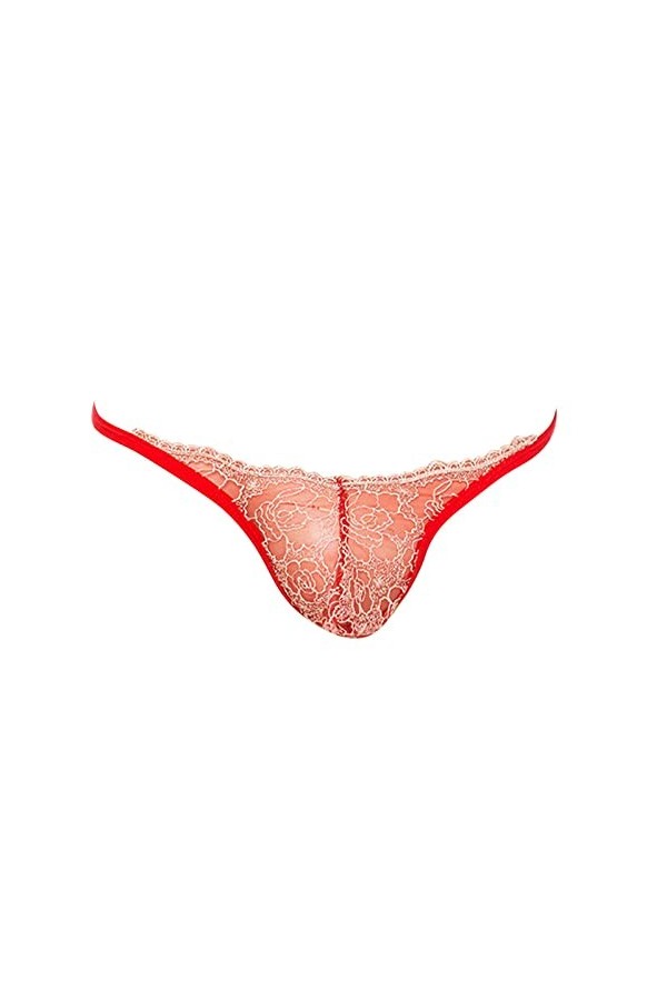 UnoSheng Lingerie sexy pour homme - Lingerie sexy pour homme - Dentelle creuse - Sous-vêtements sexy - Sous-vêtements pour ho