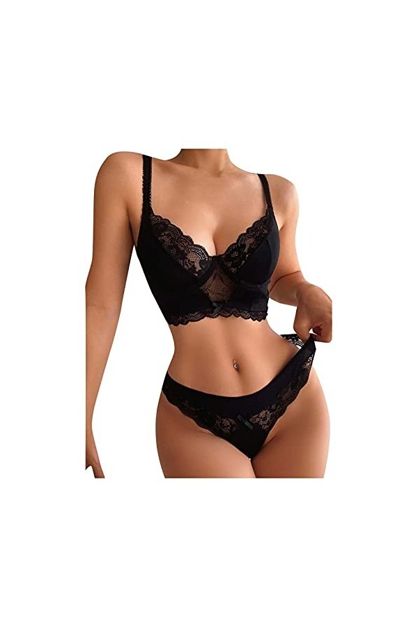 Hasagimol Body Sexy Femme Coquine Hot Lingerie Dentelle Femme, Lingerie Femme Nuisette sous-Vêtements Lingerie Femme Sexy&nbsp;Tra