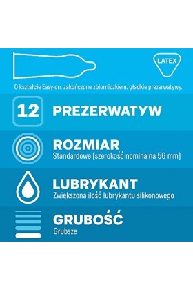 Durex Préservatifs Extra Safe - Préservatifs plus épais - 12 pièces