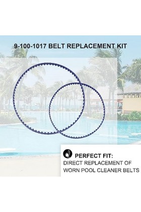 KONIEEJN Paquet 2 Petites Grandes Courroies Remplacement pour Nettoyeur Piscine Pièce Déquipement Piscine pour Zodiac 9-100-