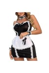LKRSEEF Maid Deguisement Adulte Sailor Ecoliere French Robe Halloween Noël Coquine Hot Coquin Dress Hot Hard Érotique Tablier