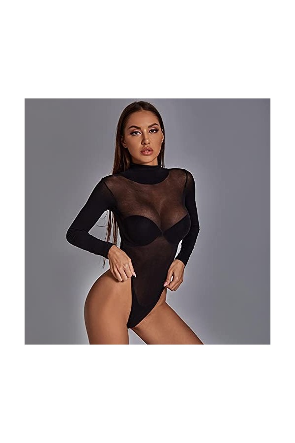 Yujun sous-vêtements Sexy Body Transparent Costumes Flirter Teddy Lingère Exotic Vêtements Combinaisons Jumpsuit Tenue de Sex