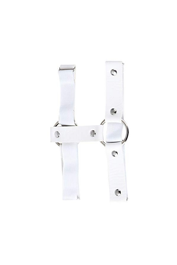 Holibanna Punk Cuisse Anneau Alliage Cuir Réglable Gothique Porte-Jarretelles Harnais Élastique Anneau de Jambe Goujon pour L