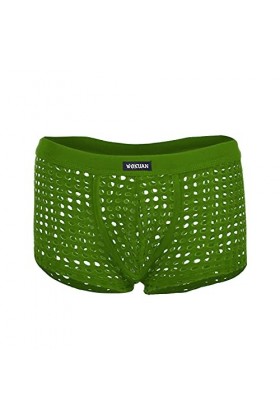 hehiy Strings en Maille pour Homme - sous-vêtements Respirants - sous-vêtements Sexy Transparents sous-vêtements Érotiques Cu