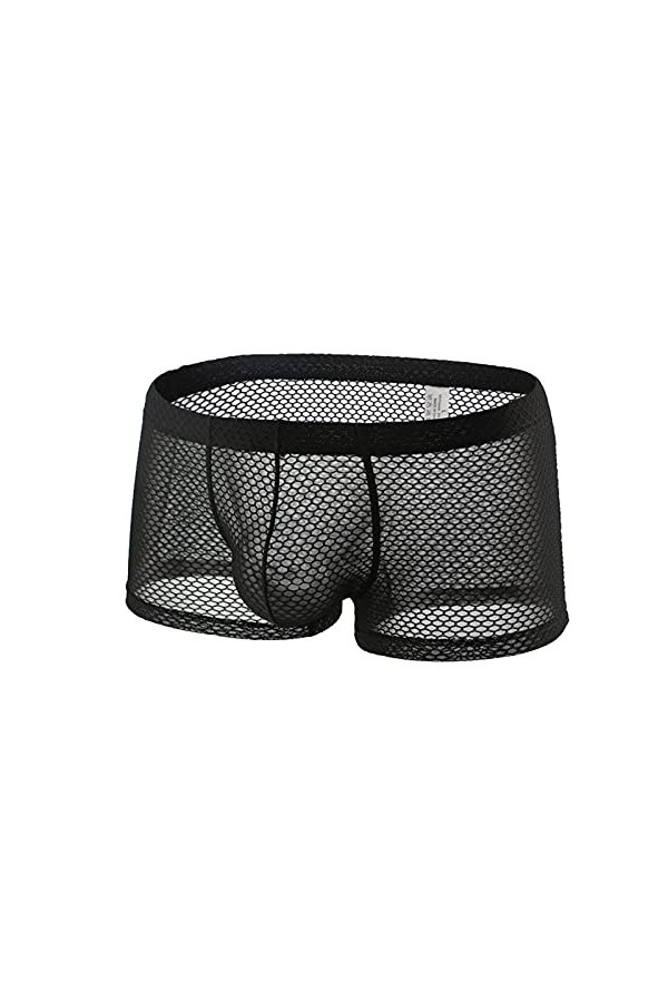 hehiy Strings en Maille pour Homme - sous-vêtements Respirants - sous-vêtements Sexy Transparents sous-vêtements Érotiques Cu